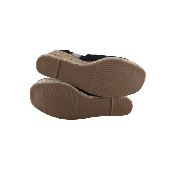 R.gallica Women’s Open Square Toe Espadrille Wedge Sandal Buckle Ankle Size 8 - Picture 7 of 8